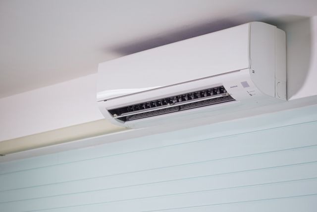 a wall mounted air conditioning unit