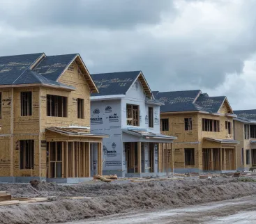 New construction of houses